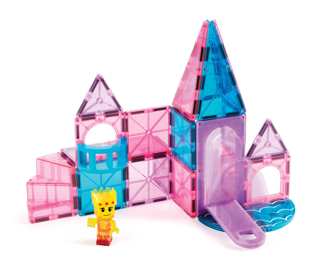 MAGNA-TILES Castle 25-Piece Magnetic Construction Set, The Original Magnetic Building Brand