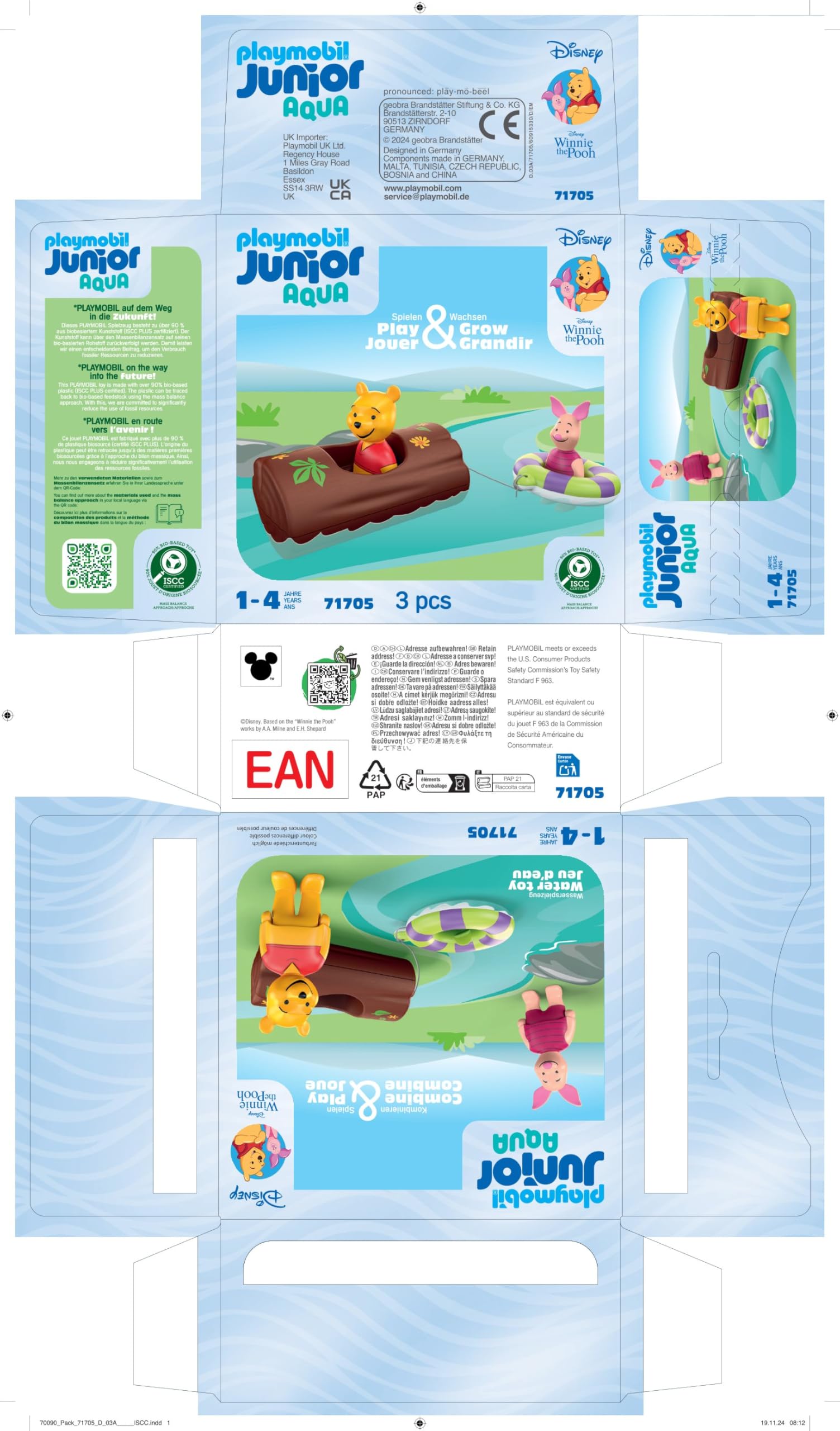 PLAYMOBIL Junior & Disney: Winnie The Pooh's & Piglet's Water Adventure