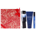 Carolina Herrera Bad Boy Cobalt 3-Piece Gift Set for Men, (Eau De Parfum 3.4 oz + Shower Gel 3.4 oz + Travel Spray 0.34 oz) – Limited Edition