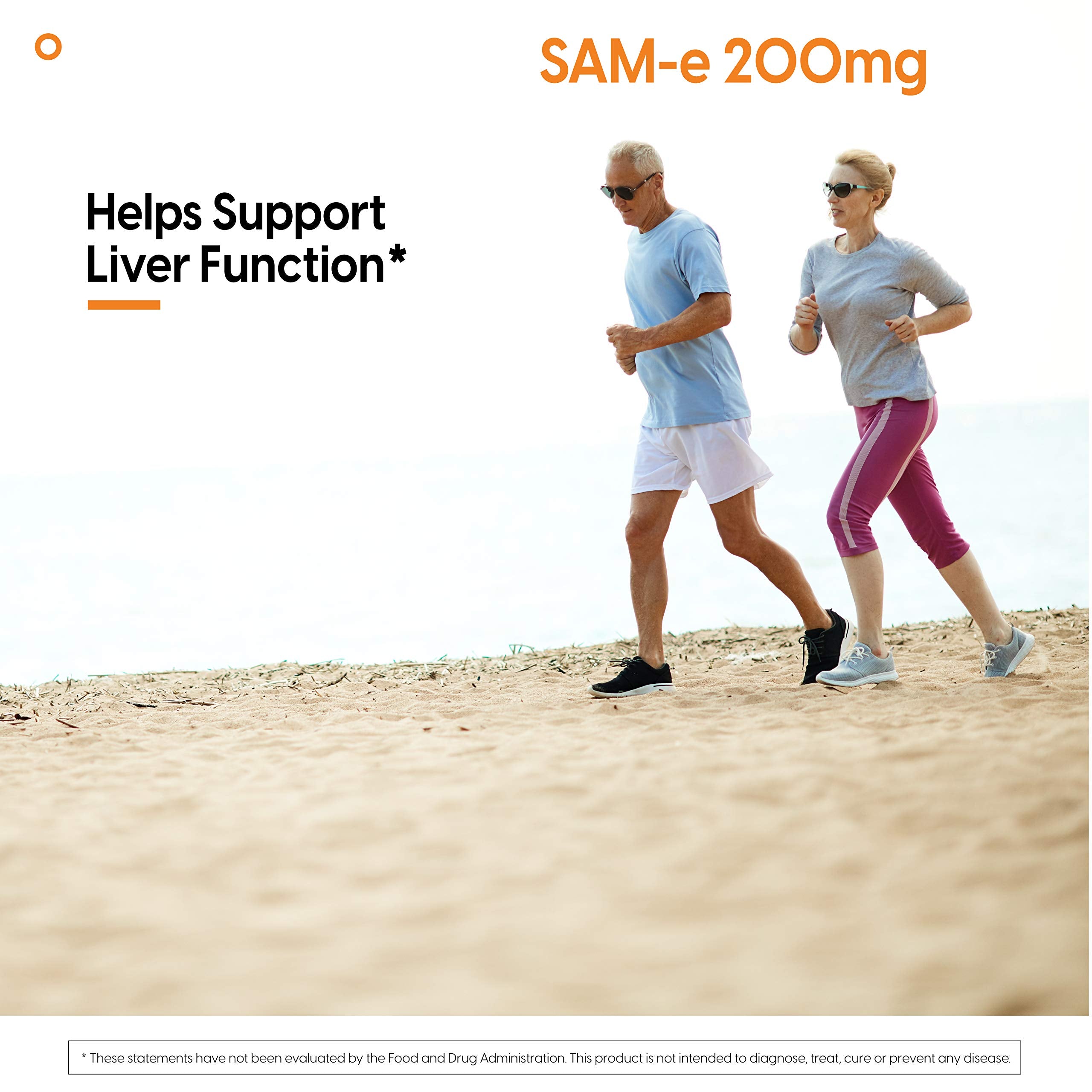 Doctor's Best SAM-e Mood & Joint Support & Liver Health (Pharmaceutical Grade/Non-GMO/Gluten Free/Vegetarian), Tablet, 60 Count (Pack of 1)