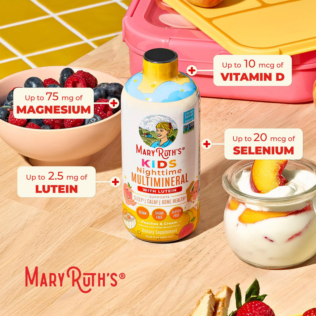 MaryRuth's Kids Liquid Nighttime Multimineral, Bone Health, 15.22 Fl Oz