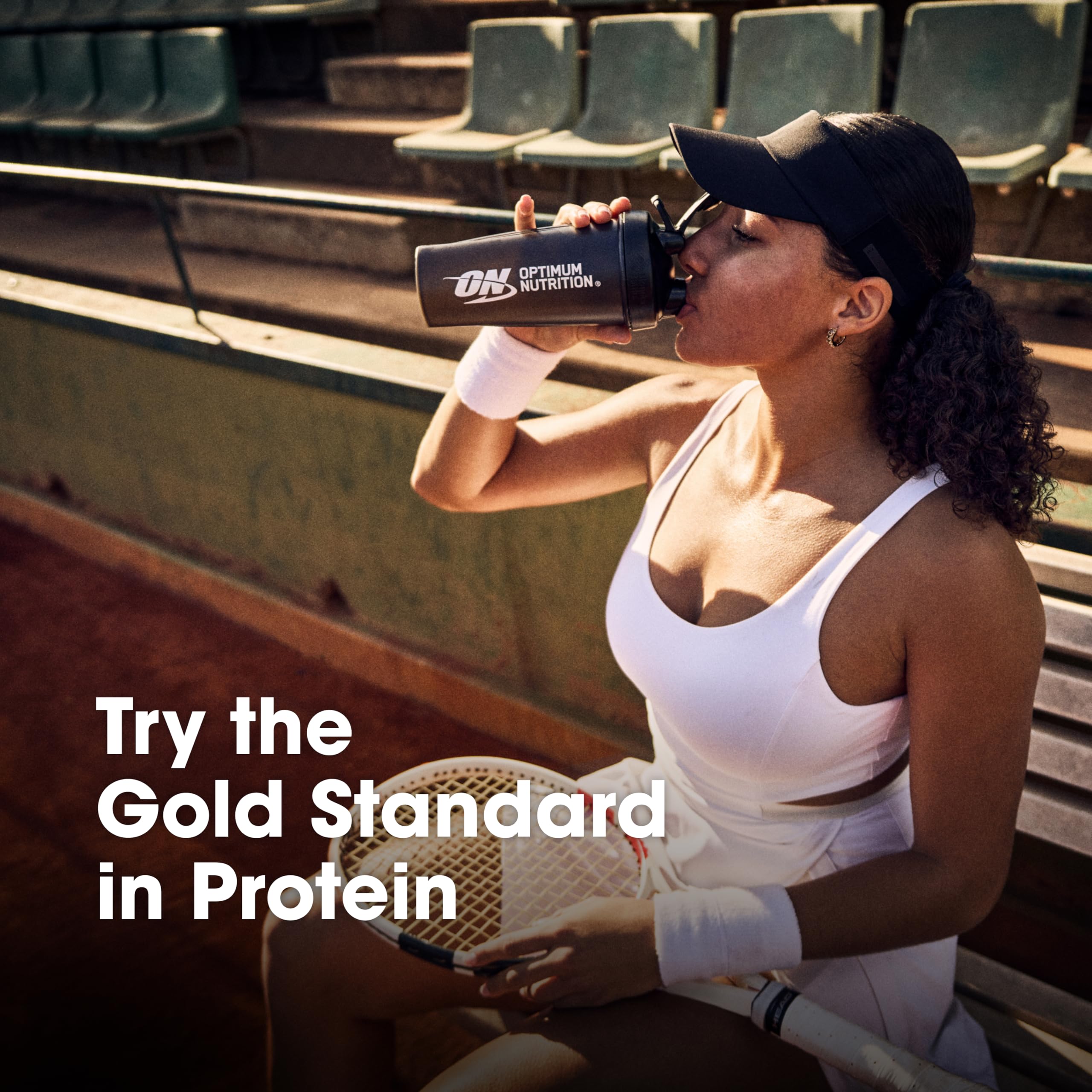 Optimum Nutrition Gold Standard 100% Whey Protein Powder, Vanilla Ice Cream, 5 Pound (Packaging May Vary)