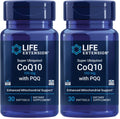 Life Extension Super Ubiquinol CoQ10 with PQQ, coenzyme Q10, pyrroloquinoline Quinone, Heart Health Supplement, Maximum Absorption, 100 mg, Non-GMO, Gluten-Free, softgels, 30 Count (Pack of 2)