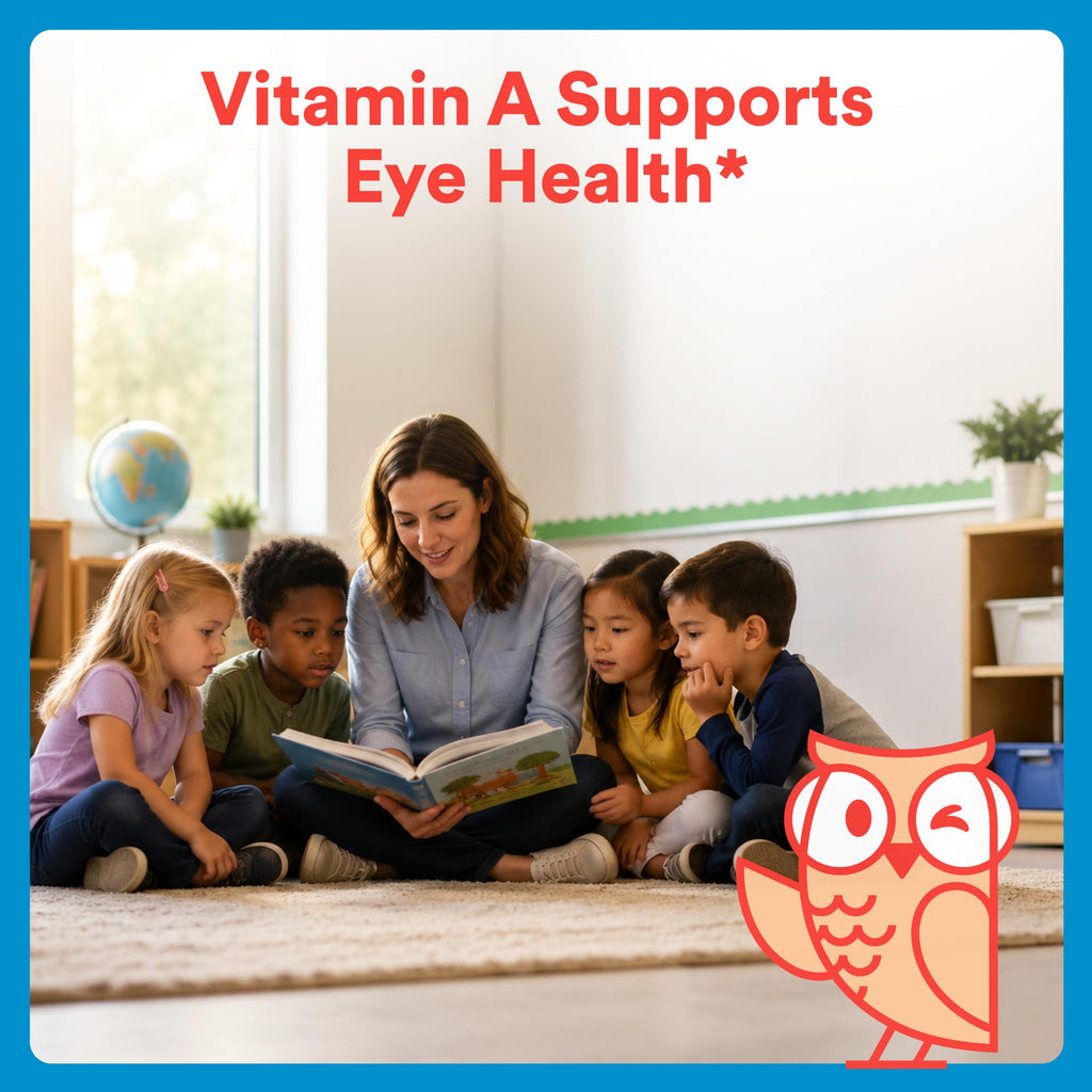 SmartyPants Kids Zero Sugar Multi & Omegas Multivitamin Gummies with Omega 3 ALA, Vitamins D, C, A, Plant-Based, Clean Label, No Sugar Alcohols, Strawberry Banana Flavor, 60 Gummies (30 Day Supply)