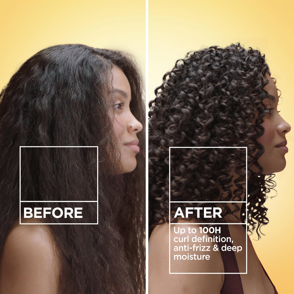 Garnier Whole Blends Hair Honey Jelly for Defining Wavy and Curly Hair, Hair Gel for Up to 100HRs Curl Definition, Frizz Control and Deep Moisture, 13.5 Fl Oz, 2 Count