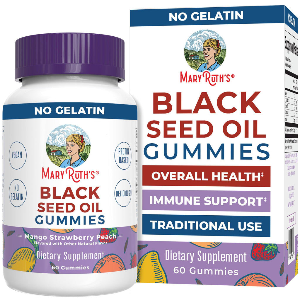 MARYRUTH'S Organics Black Seed Oil Gummies, Black Cumin Seed Oil Supplement