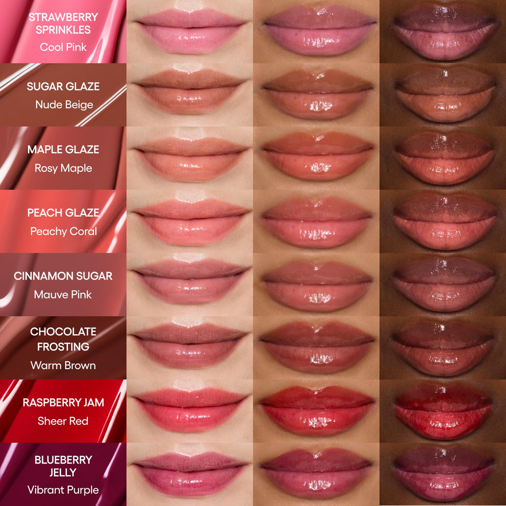 LANEIGE Glaze Craze Tinted Lip Serum: Hydrating, Lip Barrier-Boosting, Softening Lip Serum Treatment for Glossy & Buildable Shine, Nourished Lips | Korean Skin Care, Peach Glaze