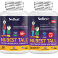 NuBest Bundle Tall 10+ 60 Capsules Tall Kids 90 Chewable Tablets | Height Growth Support for Kids & Teens | Calcium, Vitamins D3 K2, Collagen & Herbal Blend