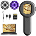Pocket Digital Microscope Magnifying Glass with Light for Kids and Adults