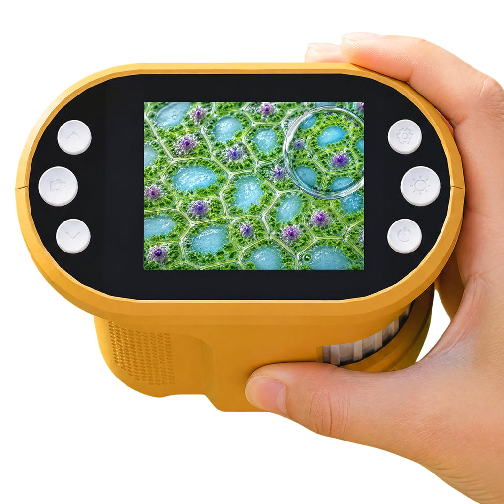 Kids Digital Microscope, 1000X Handheld Pocket Microscope STEM Science Toy