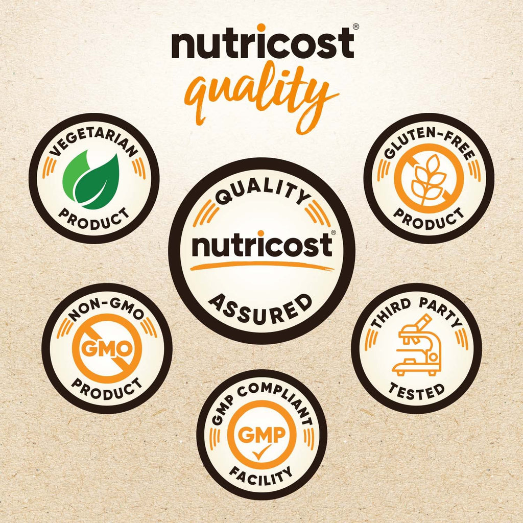 Nutricost Organic Pea Protein Isolate Powder (2LBS) - Unflavored, Certified USDA Organic, Protein from Plants, Vegetarian Friendly, Gluten Free, Non-GMO