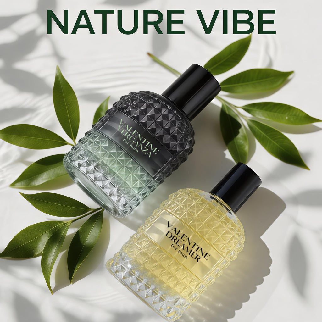 A CENTER Valentine Cologne 4pcs/50ml*4 Eau de Parfum Set for Men Floral&Woody Fragrance Combo Men's Gift Box