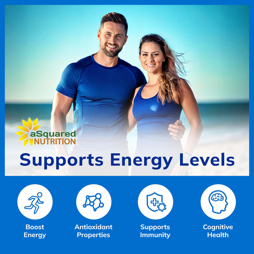 aSquared Nutrition Rhodiola Rosea Supplement 1000mg - 180 Vegan Capsules - Max Strength Rhodiola Root Extract Pills Improve Pure Energy, Brain Function & Stress Relief -Golden Root Herb Powder Tablets