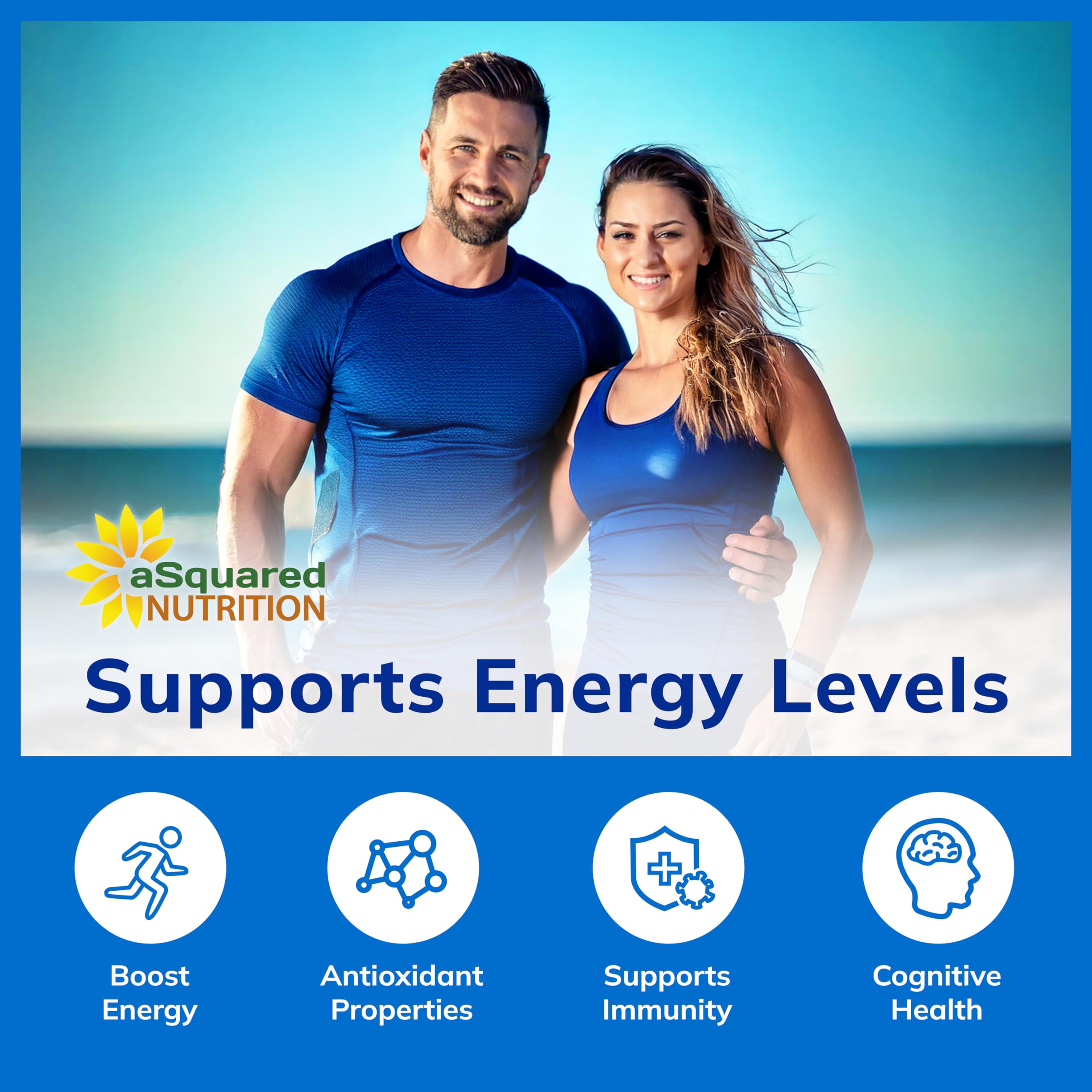 aSquared Nutrition Rhodiola Rosea Supplement 1000mg - 180 Vegan Capsules - Max Strength Rhodiola Root Extract Pills Improve Pure Energy, Brain Function & Stress Relief -Golden Root Herb Powder Tablets