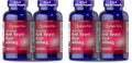 Puritan's Pride Doctors Trust® Red Yeast Rice 600mg,Dietary Supplement,240 Rapid Release Capsules,(Pack of 4)