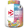 Dymatize ISO100 Whey Protein Powder Isolate, Birthday Cake, 25g of Protein, 5 Pound, 5.5g BCAAs, Less Than 120 Cal., Gluten Free, 1g Fat, 1g Sugar, 2g Carb (75 Servings)