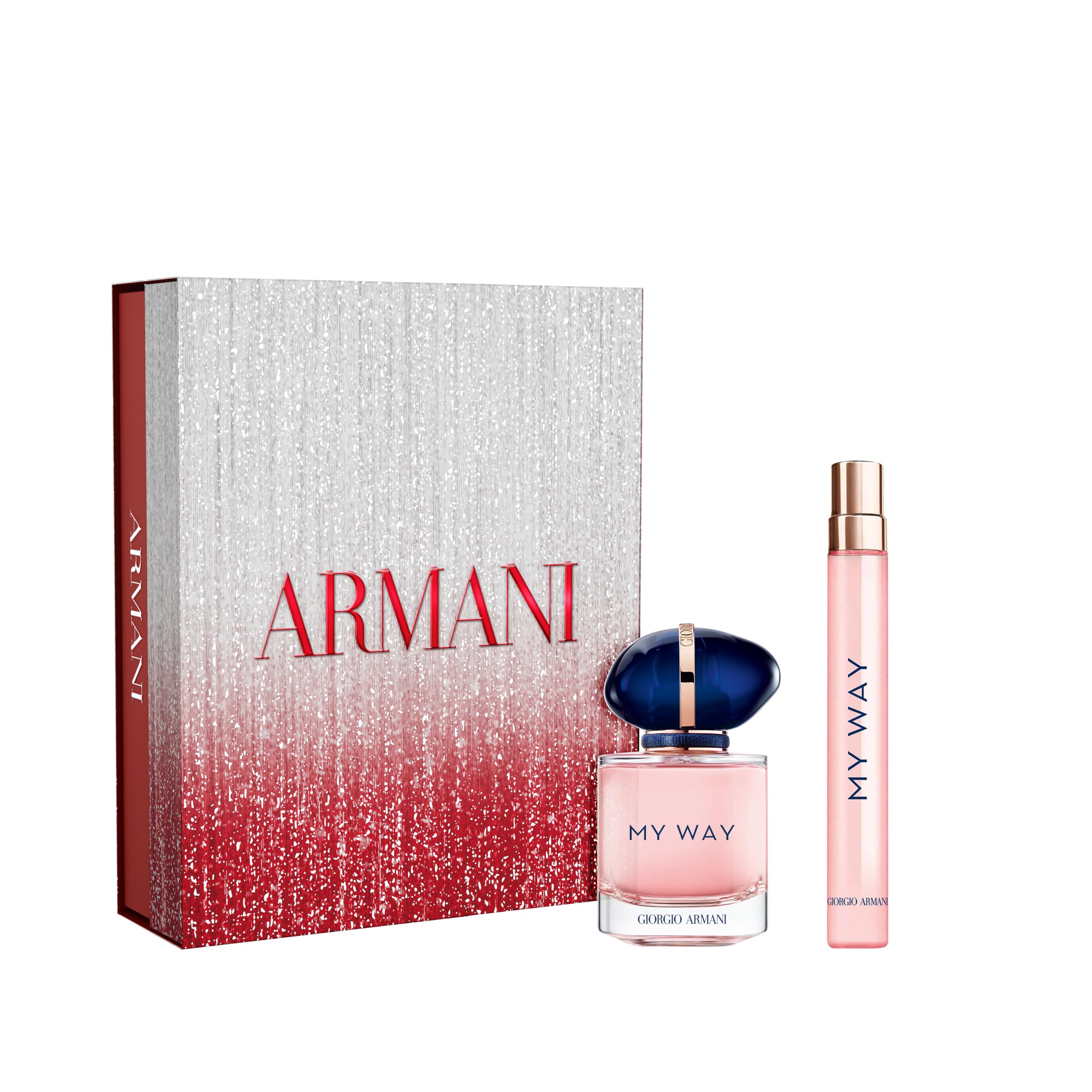 Armani Beauty – My Way Eau de Parfum – Women's Perfume Travel Set ($136 Value) – Full Size (1.0 Fl Oz), Travel Size (0.3 Fl Oz) Perfumes