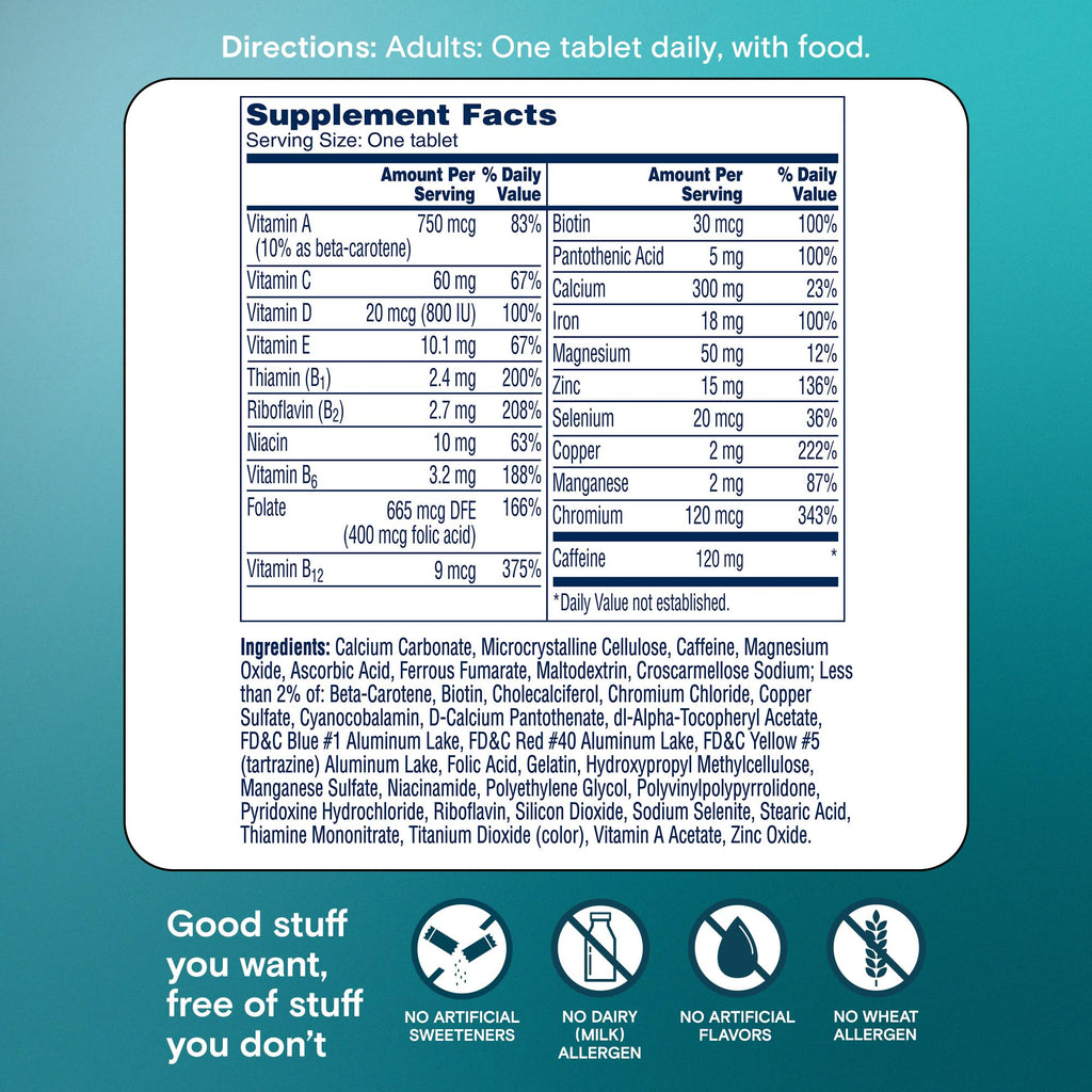 A Day Women's Active Metabolism Daily Essential,Multivitamin for Women,Metabolism Support,Vitamins for Women with All 8 B-Vitamins,Vitamin D,Magnesium & More,120 Count (Pack of 2)