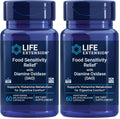 Life Extension Food Sensitivity Relief with Diamine Oxidase (DAO),Occasional Gas,Digestive Comfort,histamine Sensitivity,DAO Enzyme Supplement,Gluten Free,Non-GMO,Vegetarian,60 Capsules,(Pack of 2)