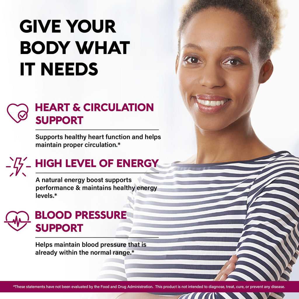 Beet Root 5-in-1 Complex Capsules - Healthy Blood Pressure Support Supplement** for Heart & Circulation Support - with Hawthorn Berry, Hibiscus & Garlic - for Men & Women - Lab Tested, 240 Capsules