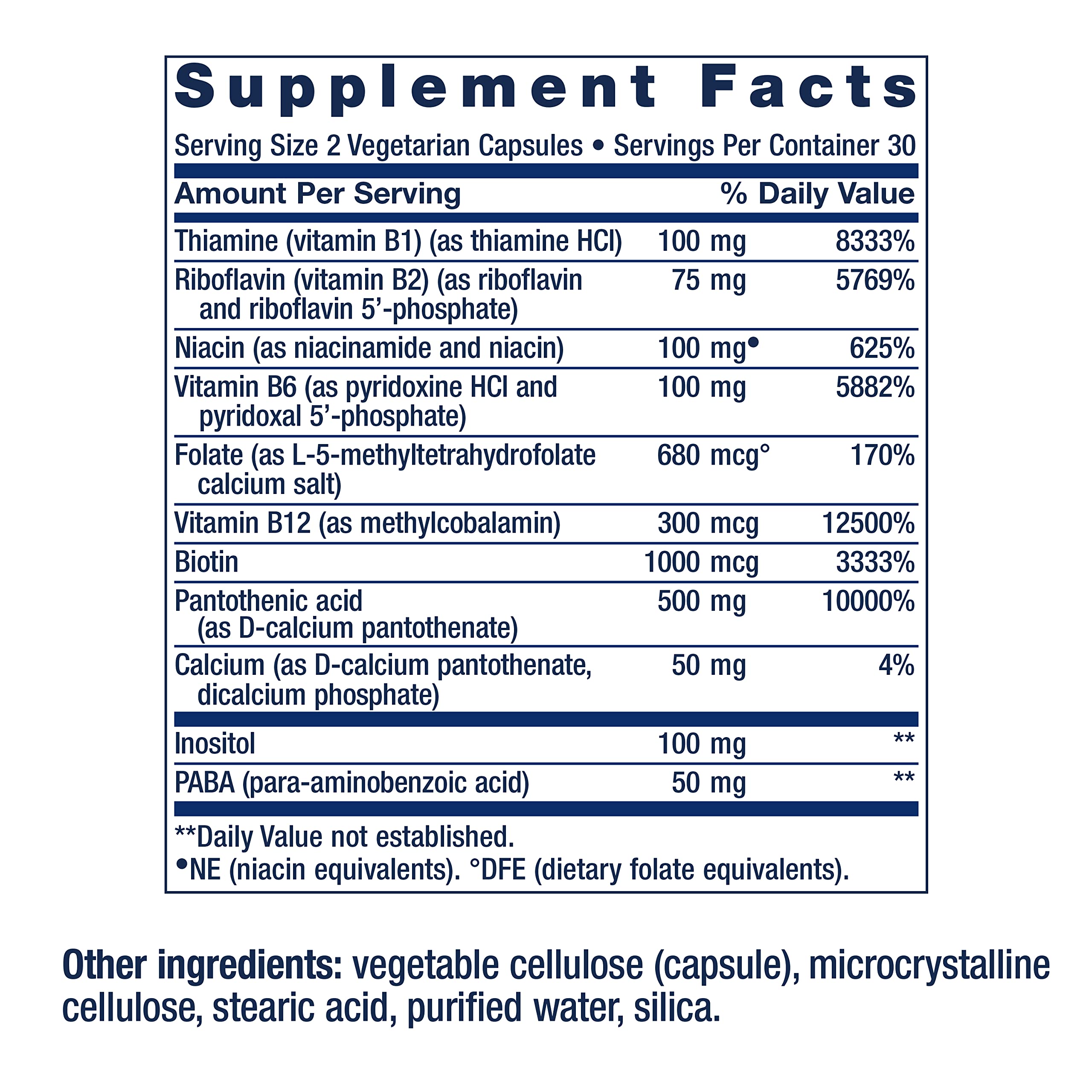 Life Extension BioActive Complete B-Complex, Heart, Brain and Nerve Support, Healthy Energy, Metabolism, Complete B Complex, 60 Vegetarian Capsules, (Pack of 2)