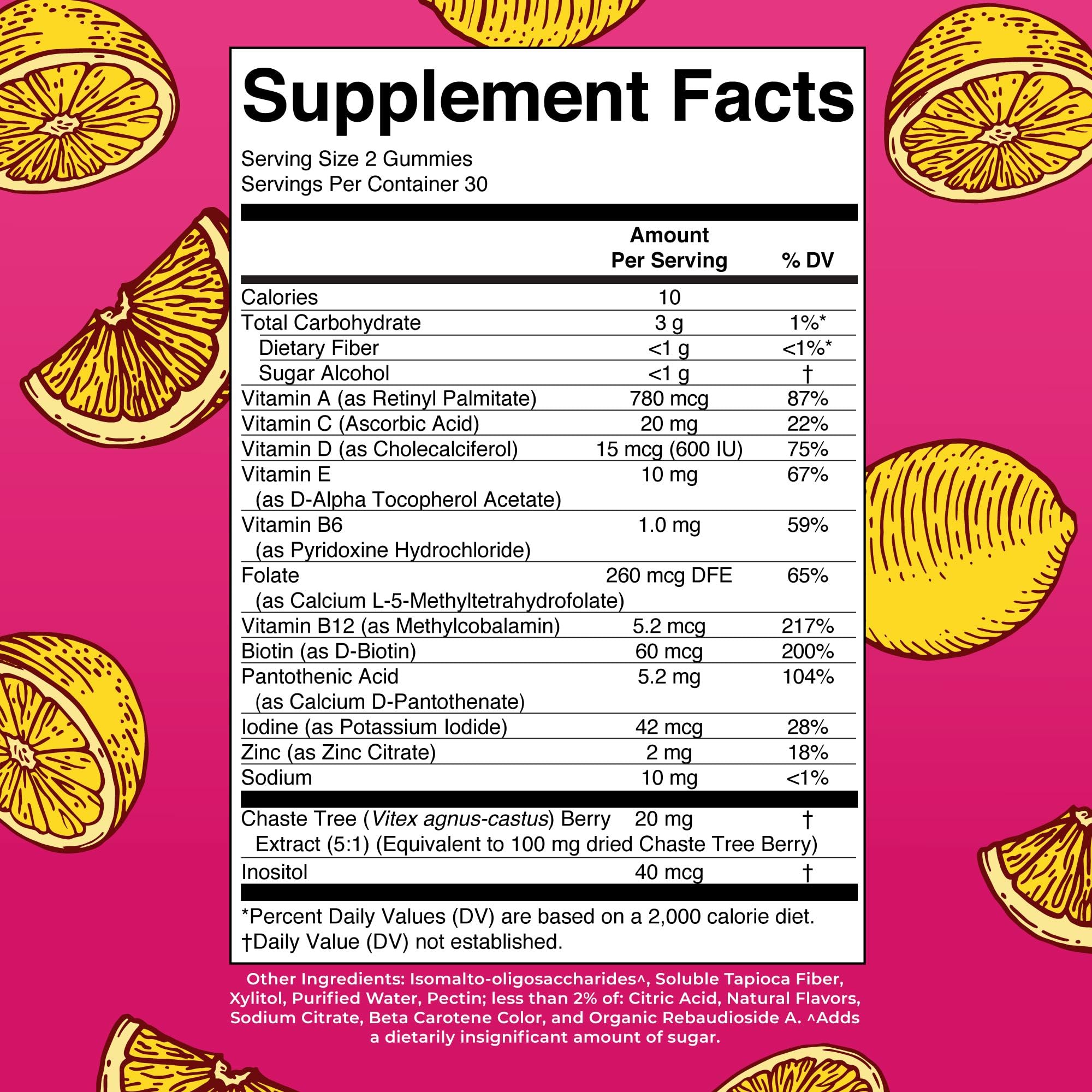 MaryRuth's Multivitamin for Women 40+ | Sugar Free | Vegan Womens Vitamins | Immune Support | Daily Women's Multivitamin + Chasteberry | Hair, Skin and Nail Gummy Vitamins for Women | 60 Count