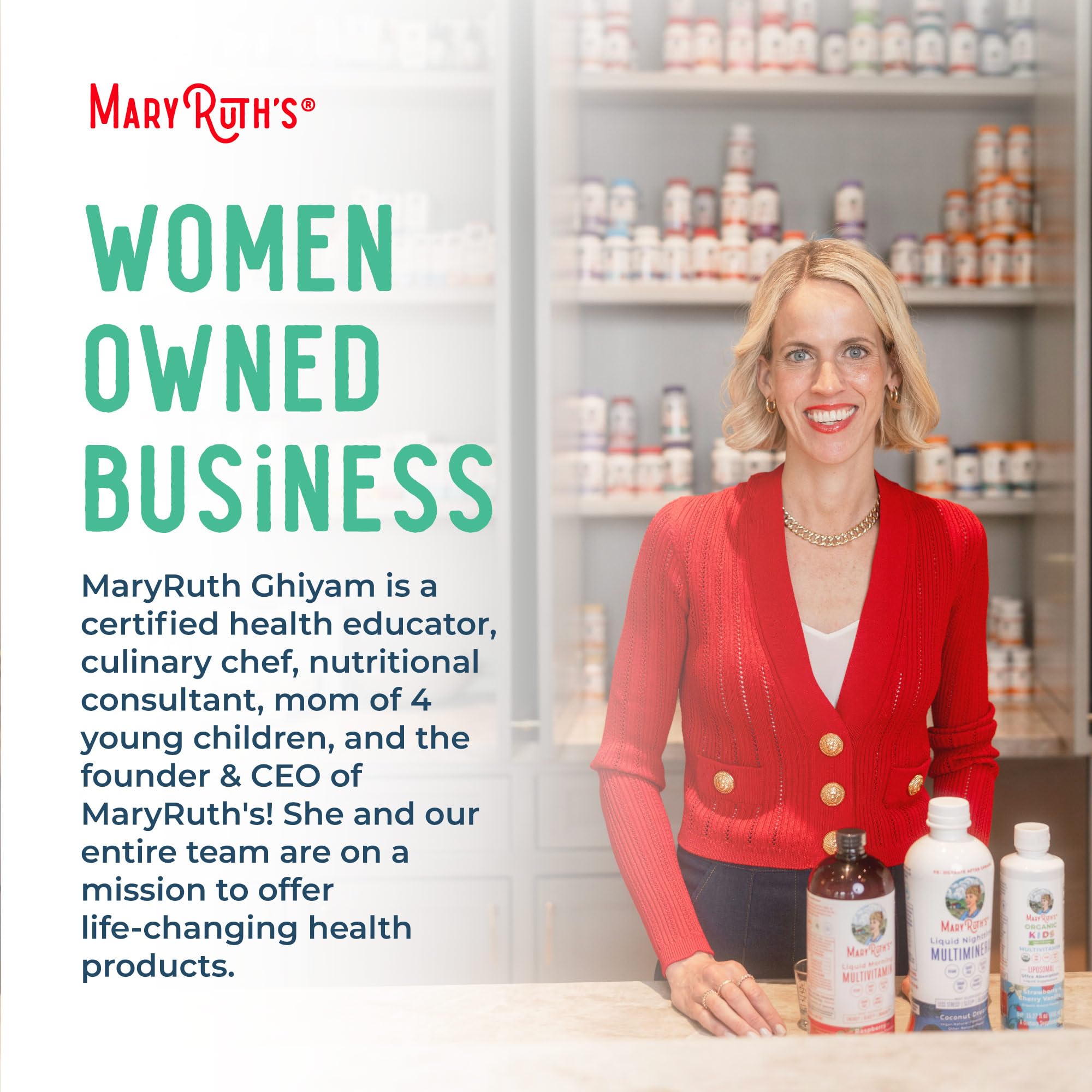 MaryRuth's Zinc Gummies, Zinc Supplements, Vegan, Pectin Based, 30 Servings
