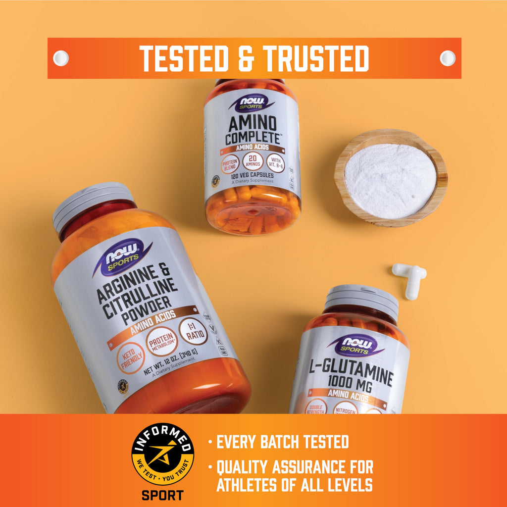 NOW Sports, Amino Complete™, Protein Blend with 20 Aminos, 120 Veg Caps