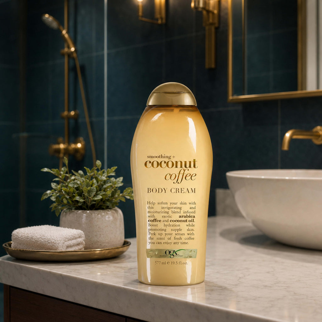 OGX Smoothing + Coconut Coffee Body Cream 19.5 oz