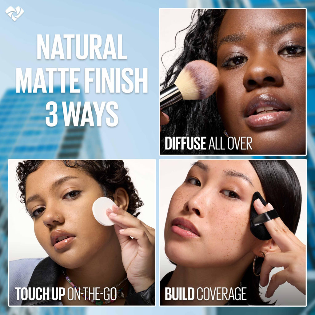 Maybelline Fit Me Matte + Poreless Pressed Face Powder Makeup & Setting Powder, Classic Ivory, 1 Count
