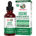 MaryRuth’s USDA Organic Iodine Liquid Drops for Adults, Unflavored, 1 oz