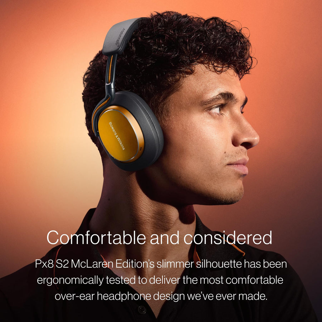 Bowers & Wilkins Px8 S2 Wireless Over-Ear Headphones, McLaren Edition