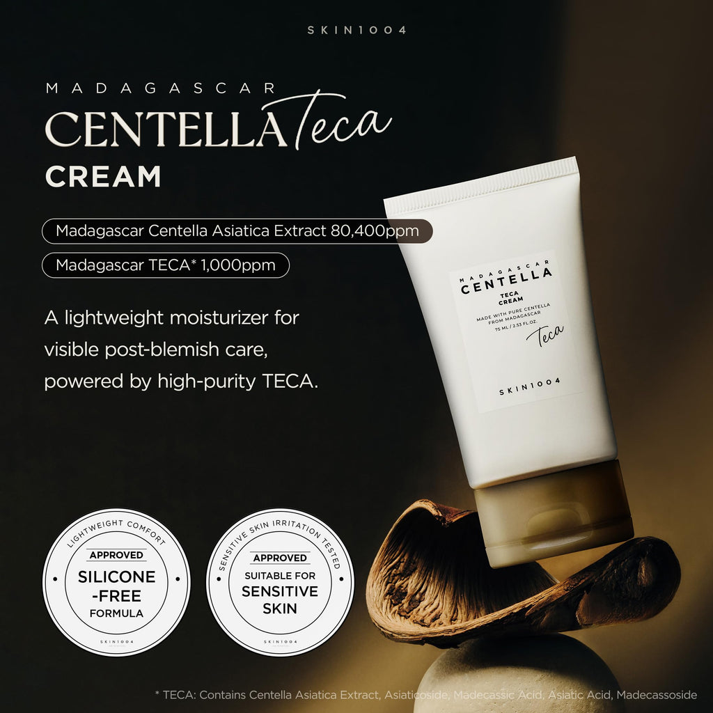 SKIN1004 Madagascar Centella TECA Skincare Set, Soothing Toner, Hydrating Ampoule & Moisturizing Cream, Korean Routine with TECA & PDRN for Barrier Support, Oil & pH Balance, Gift Set, Korean Skin Car