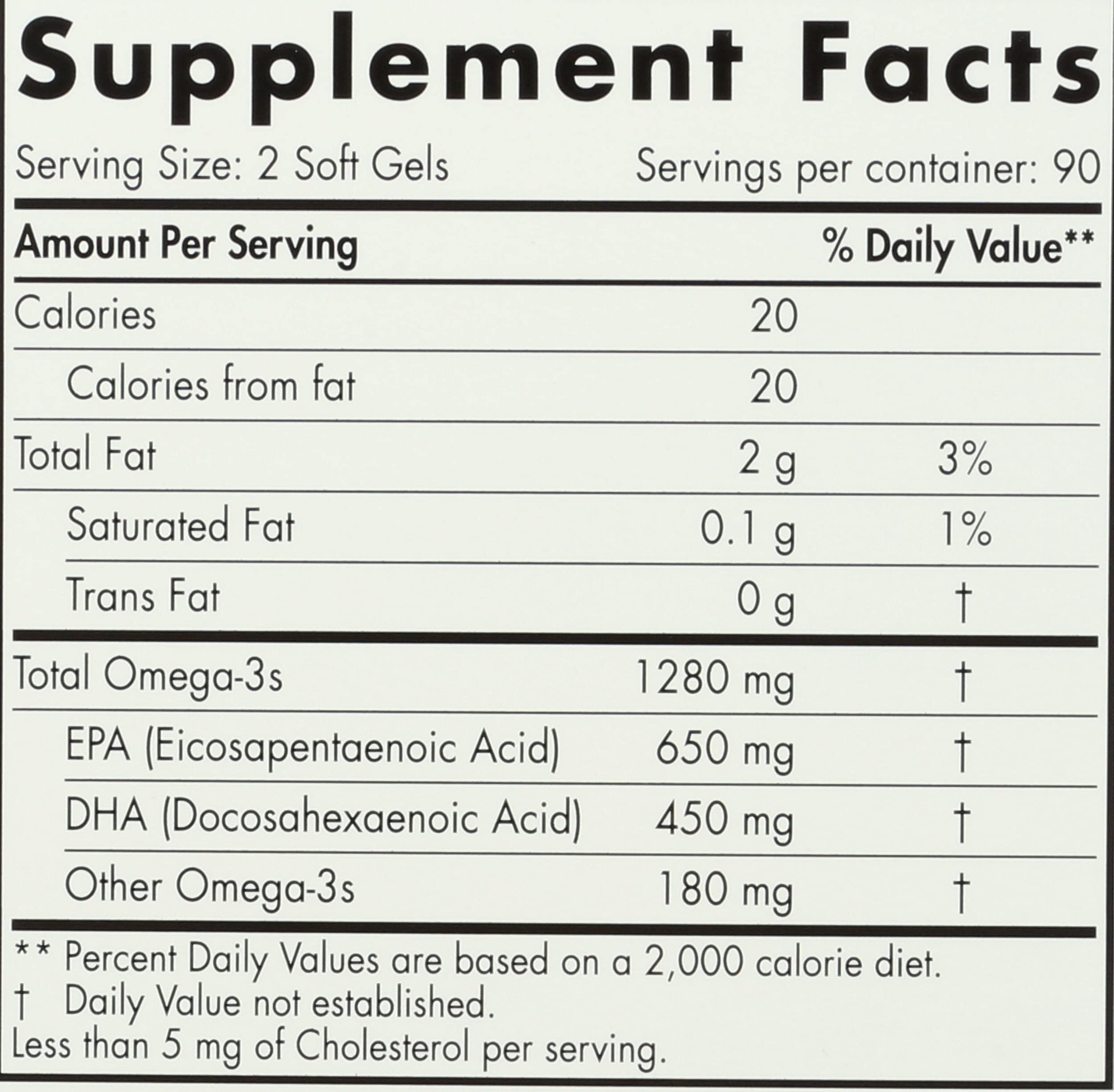 Nordic Naturals, Ultimate Omega 1280Mg, 180 Count