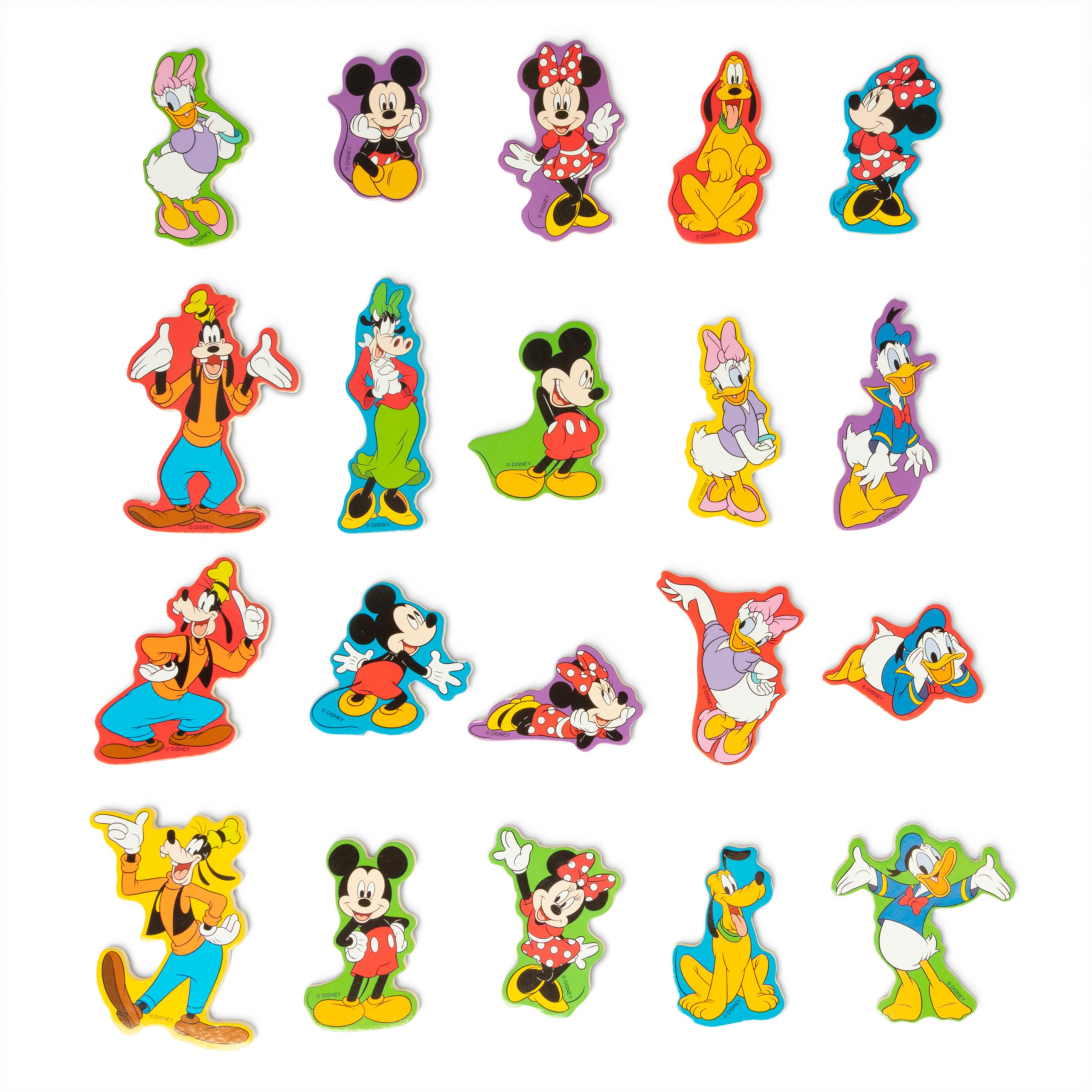 Melissa & Doug Disney Mickey Mouse Wooden Magnets Set