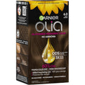 Garnier Olia Hair Color, Ammonia-Free Permanent Hair Dye, Oil-Powered Formula for 100% Gray Coverage and 3x Shinier Hair, Vegan & Cruelty Free, 6.0 Light Brown, 1 Count