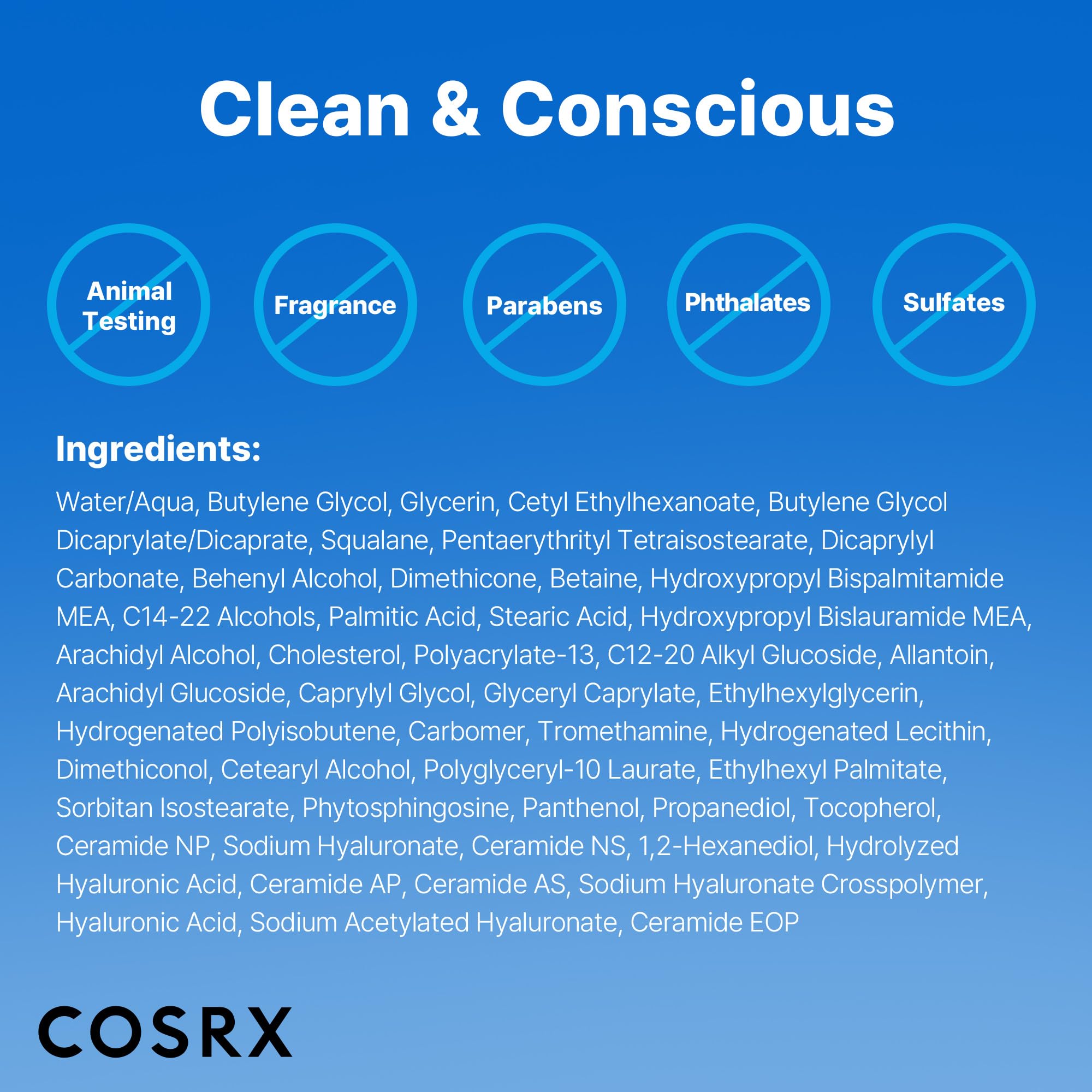COSRX Mini 7X Ceramide Moisturizer for Face, Barrier Repair Face Cream