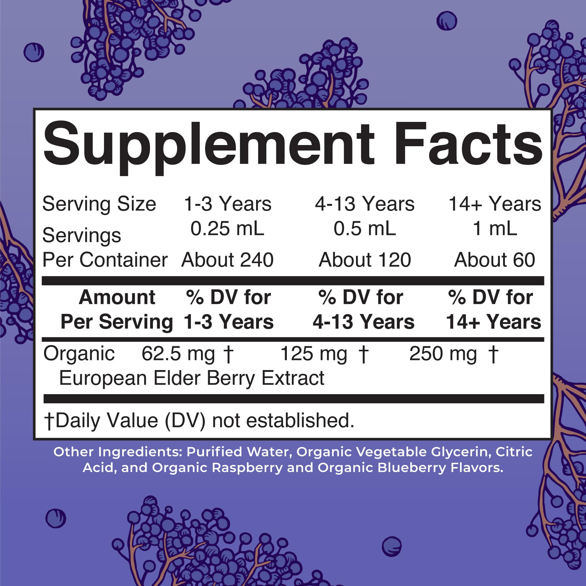 MARYRUTH'S Organic Extra Strength Elderberry Liquid Drops, Immune Support
