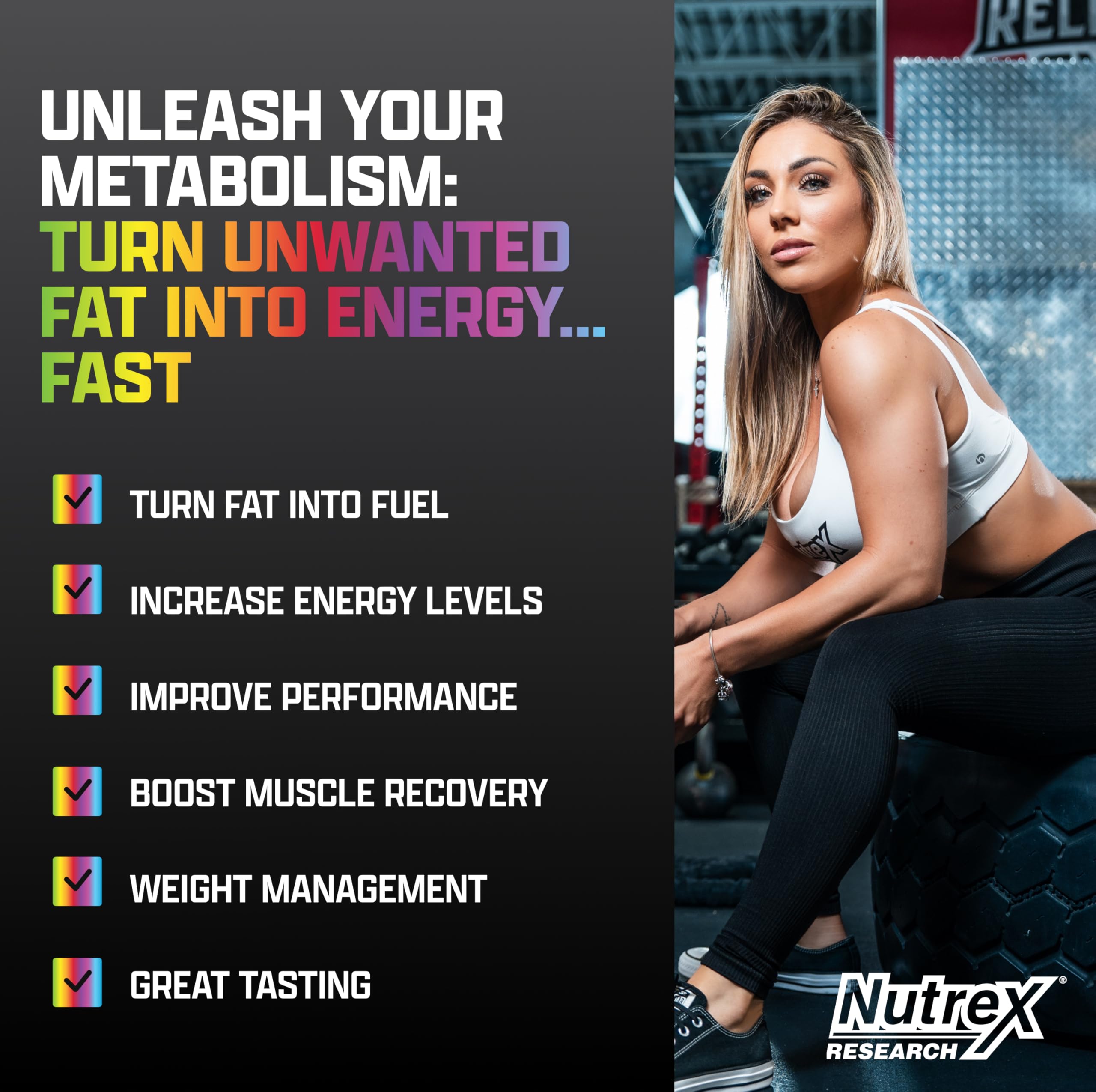 Nutrex Research L Carnitine 3000 - Clinically Dosed L-Carnitine Liquid for Energy, Metabolism & Muscle Recovery - Delicious Sour Gummy Worms Flavour - No Sugar, No Carbs, No Stimulants - 31 Servings