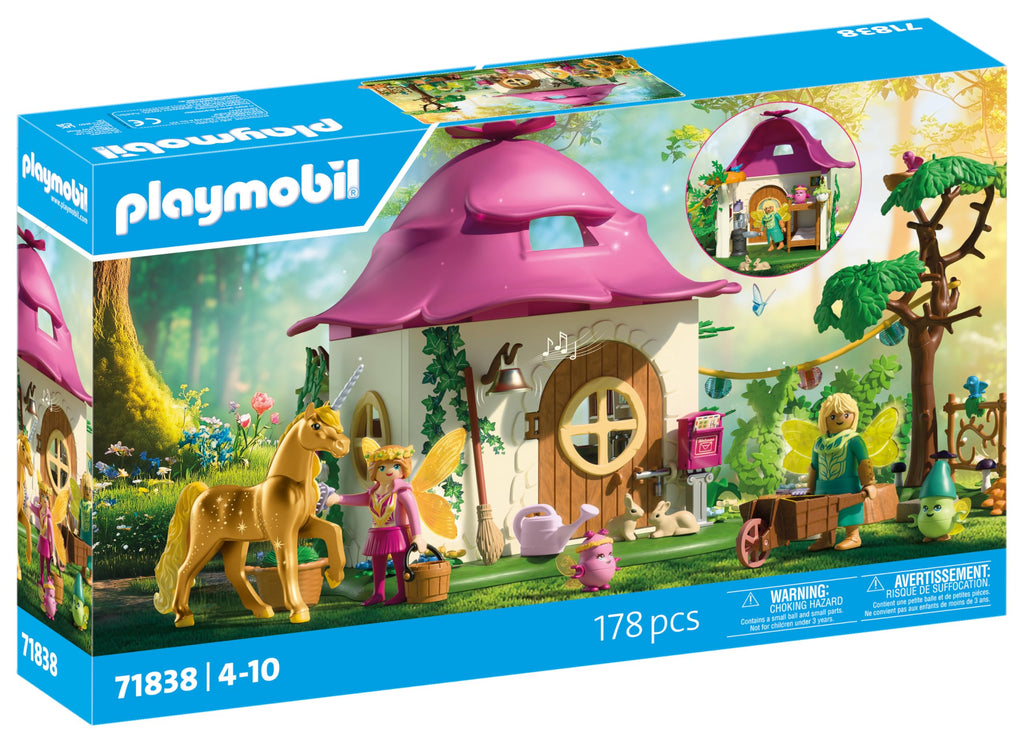 Playmobil Cozy Fairy Home with Golden Unicorn