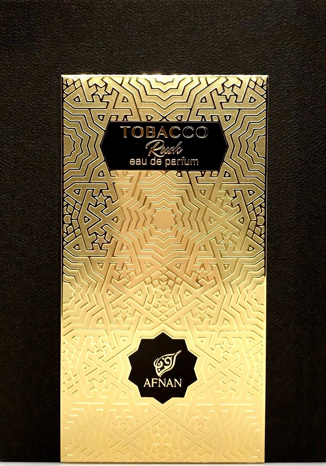 Afnan Tobacco Rush for Unisex Eau de Parfum Spray, 2.7 Ounce