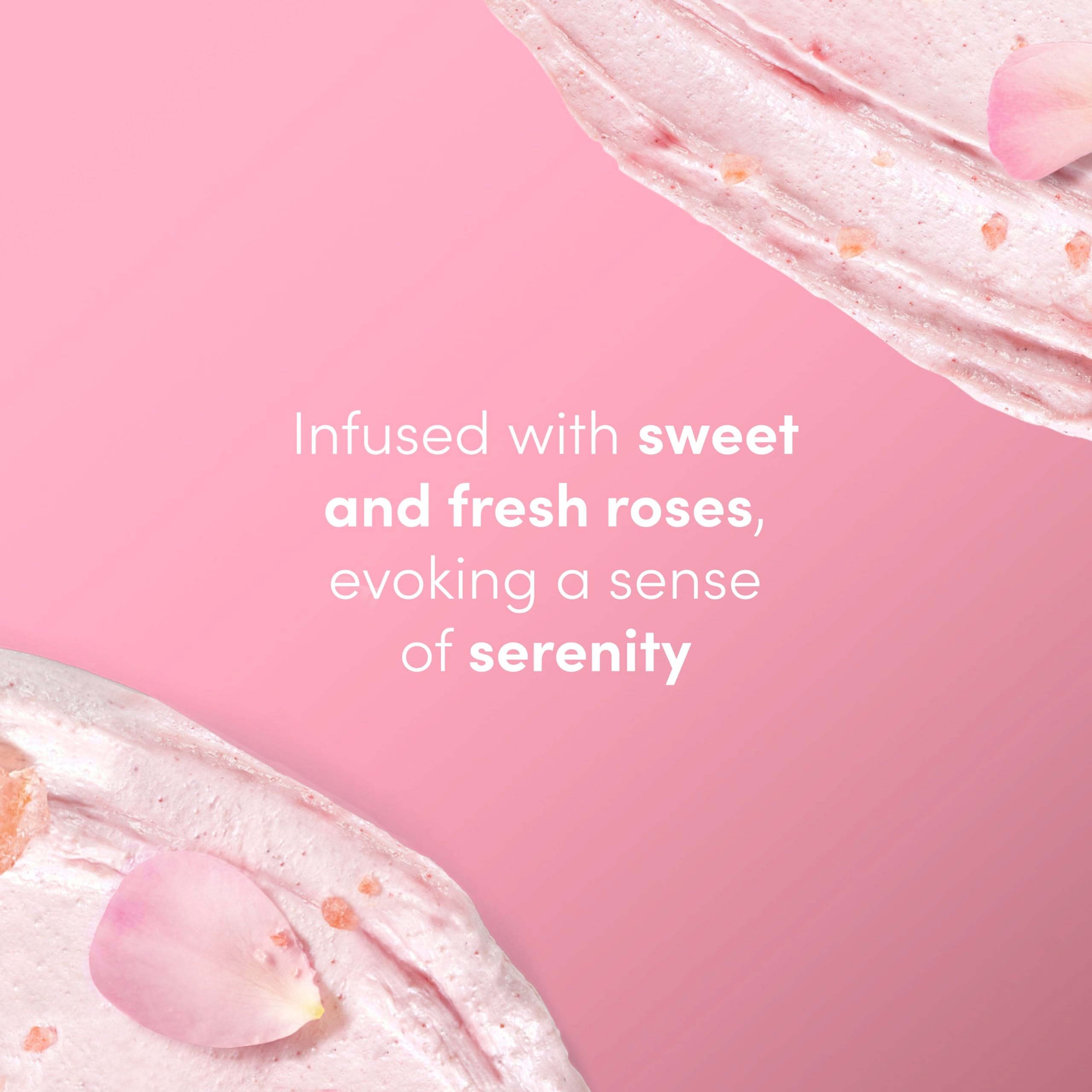 Dove Body Scrub Himalayan Salt & Rose Oil, 15 oz