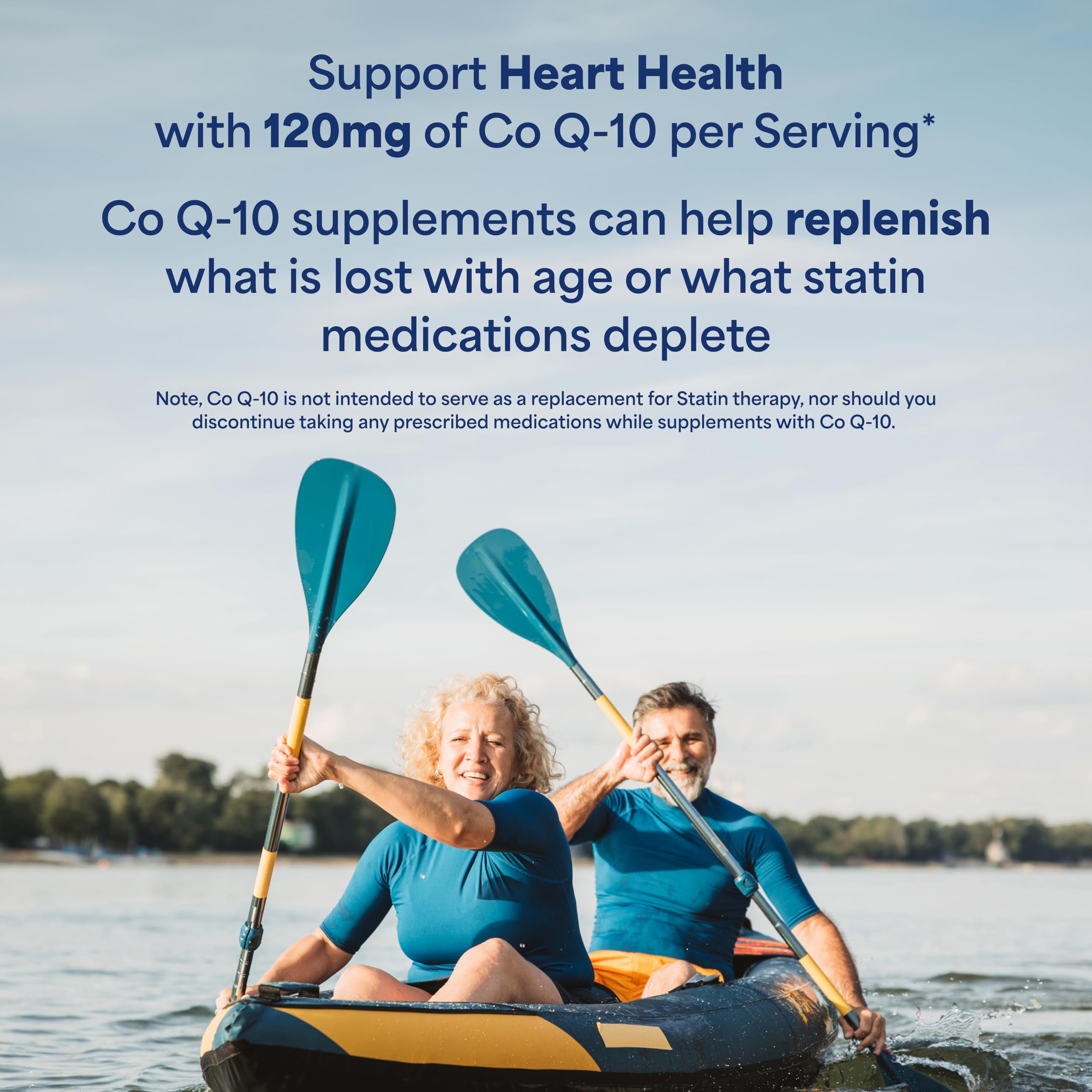 Puritan's Pride Q-Sorb™ Coenzyme CoQ10 Dietary Supplement for Heart Health, Oral Gum Health, and Healthy Aging Support, Plus Red Yeast Rice for Improved Digestion, 120 Rapid Release Softgels