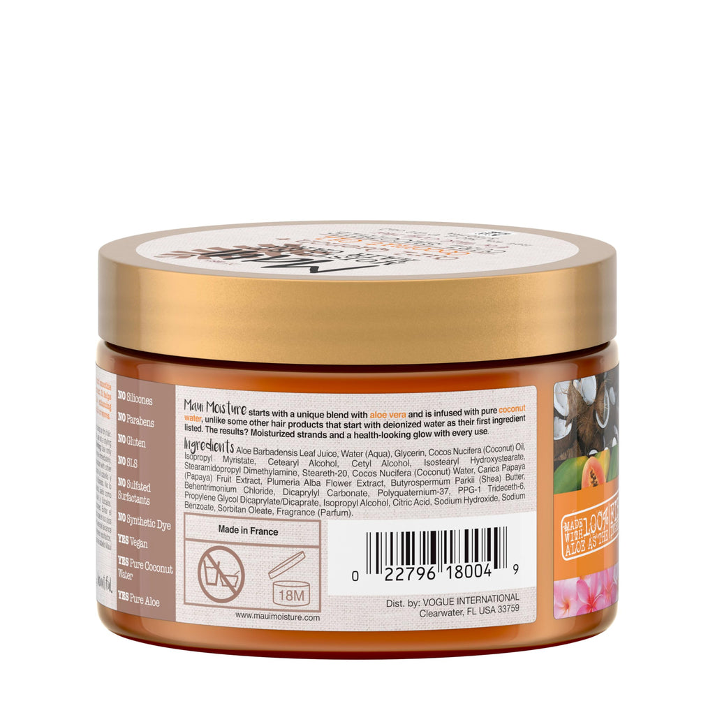 Maui Moisture Curl Quench + Coconut Oil Curl Smoothie, 12 oz
