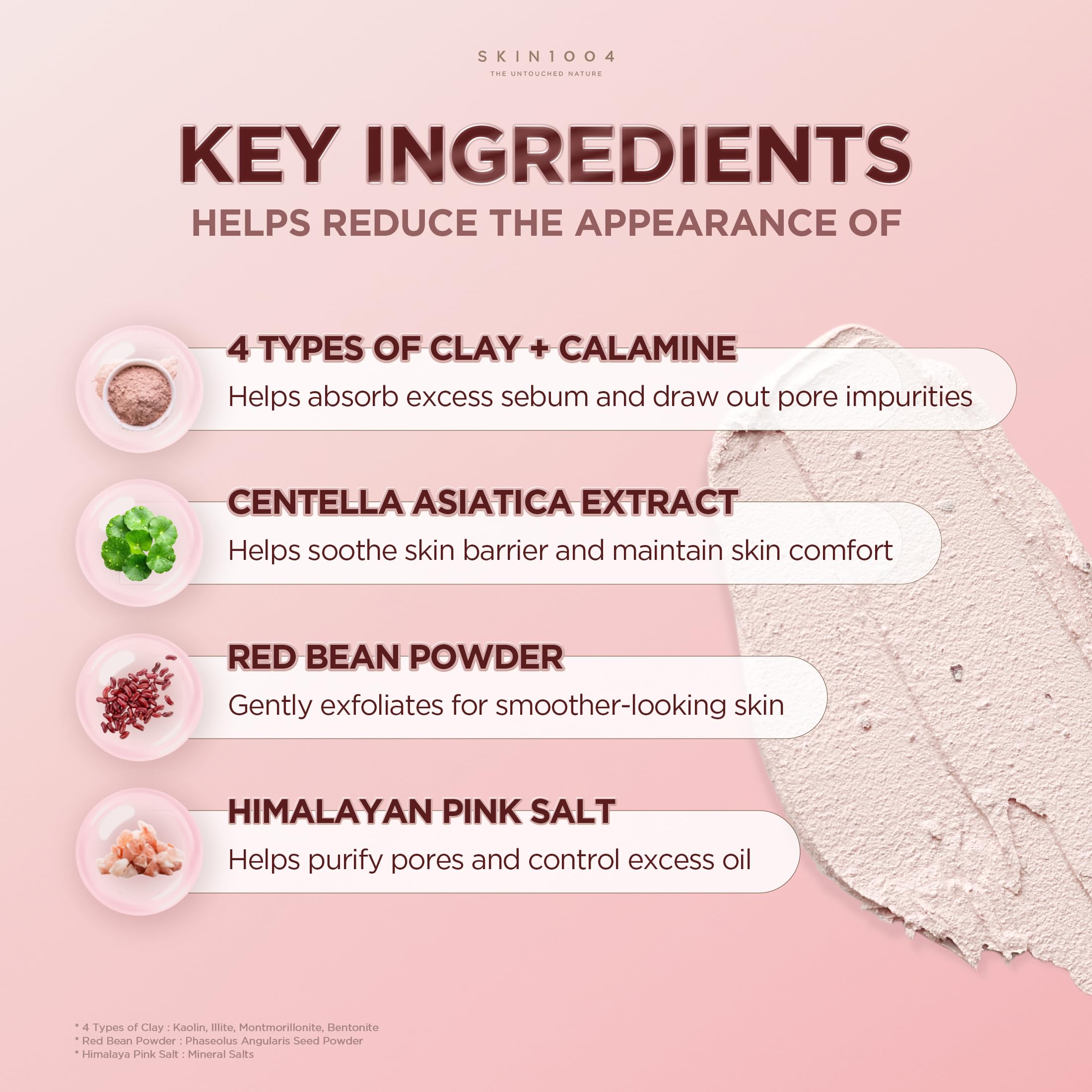 SKIN1004 [Hudson's Pick] Poremizing Quick Clay Stick Mask, Facial Clay Mask for Pores, Centella Clay Stick for Pore Minimizing, Pink Pore Mud Mask for Sebum Balance, Korean Skin Care, 0.95 oz / 27g