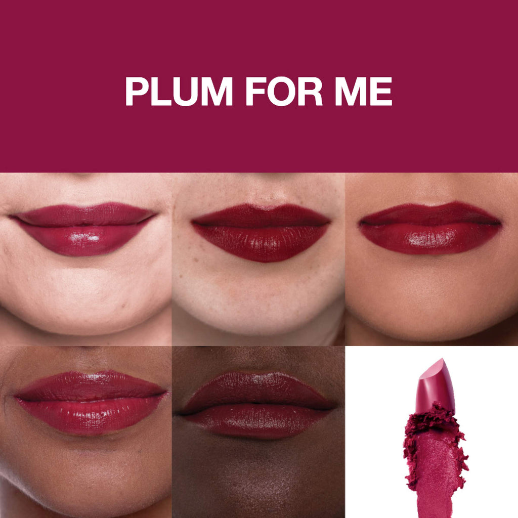 Maybelline New York Color Sensational Made for All Lipstick,388 Plum For Me, Satin Purple Lipstick
