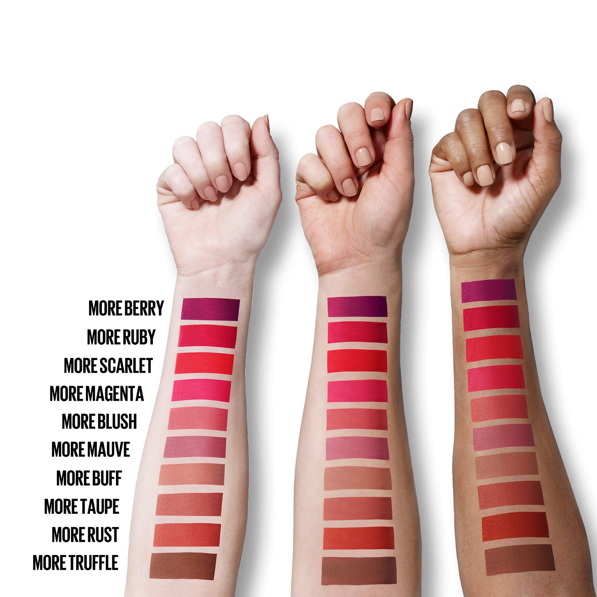 MAYBELLINE Color Sensational Ultimatte Matte Lipstick, Non-Drying, Intense Color Pigment, More Blush, Rose Pink, 1 Count