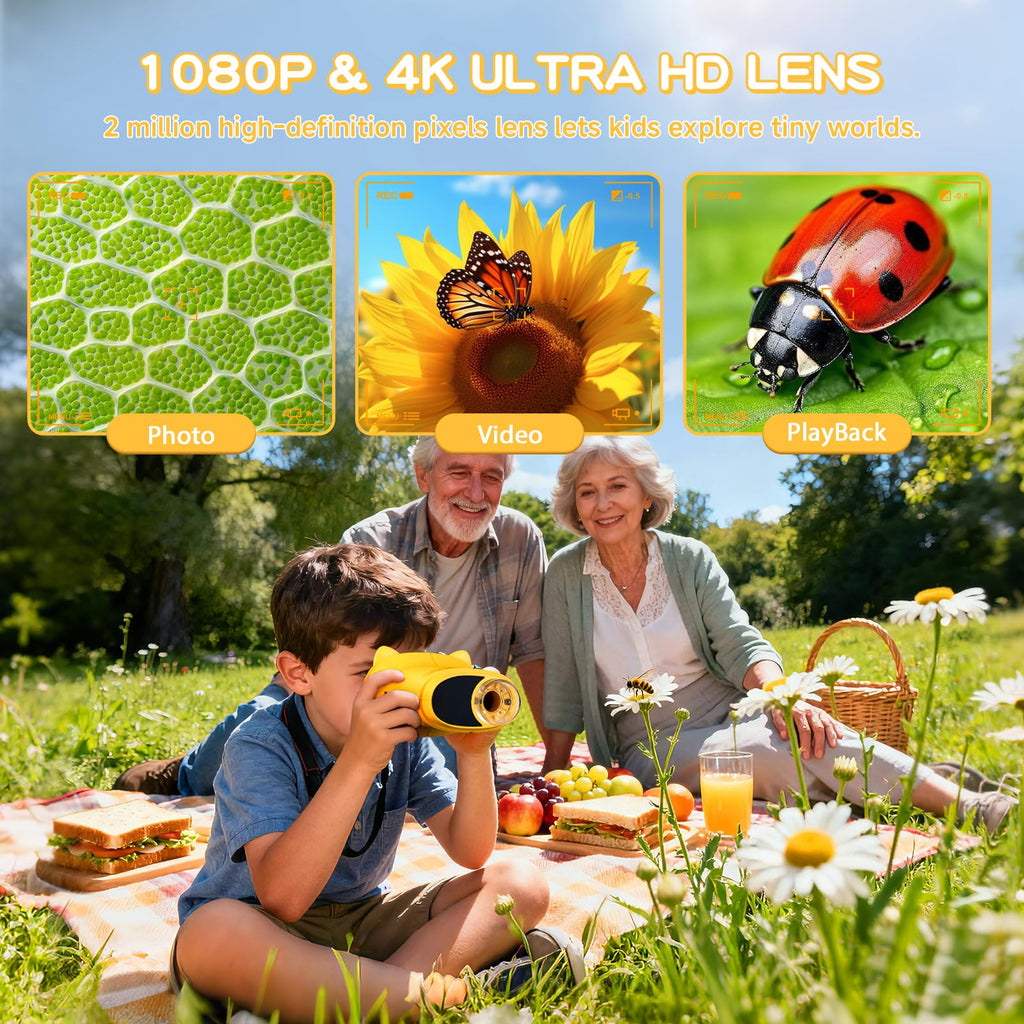 Handheld Digital Microscope for Kids,1000X Pocket Wonderquest Microscope