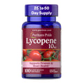 Puritan's Pride Premium Lycopene 10mg, Dietary Supplement for Prostate, Antioxidant, Heart Health, and Overall Health Support, 100 Rapid Release Softgels