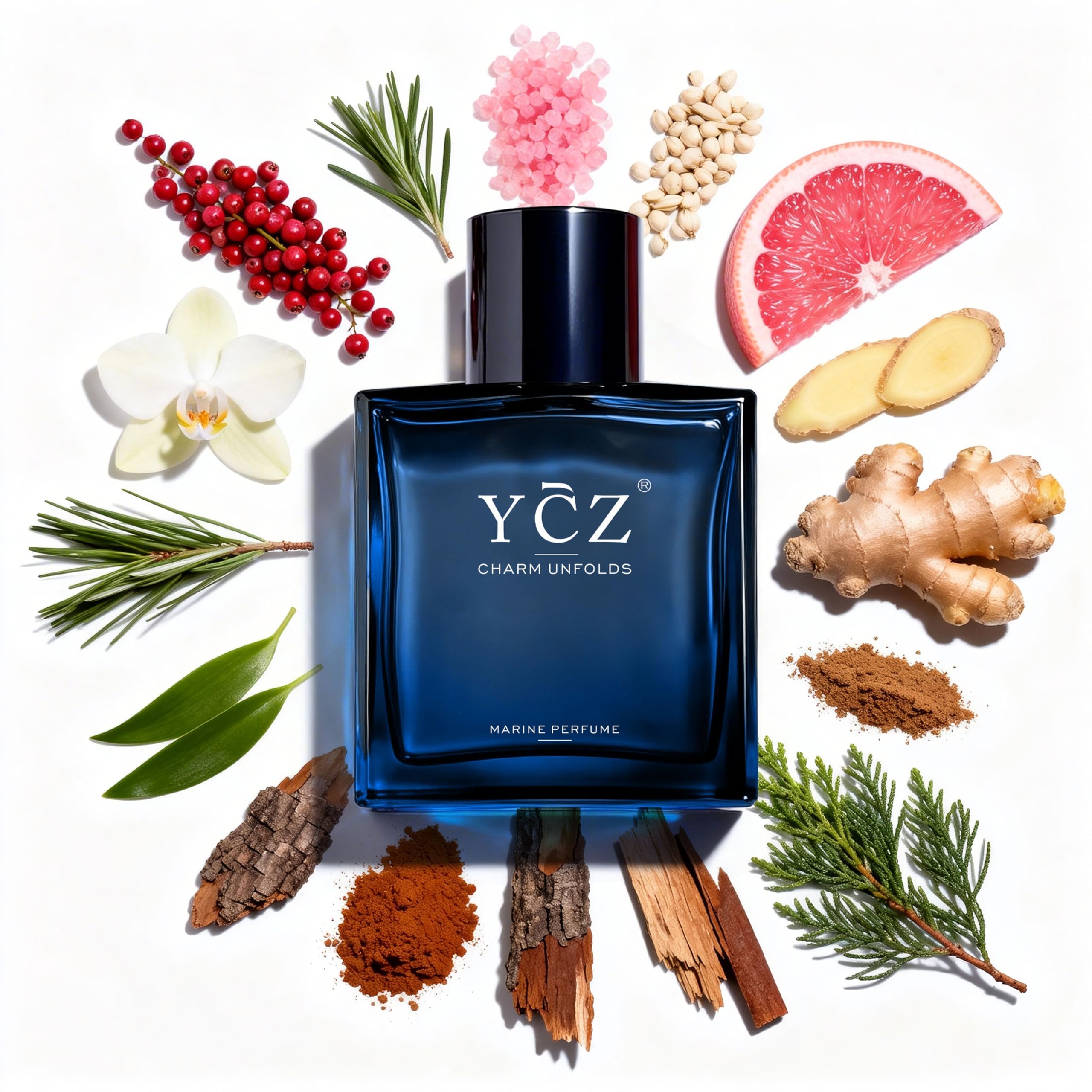 Ycz Midnight Marine Eau De Parfum For Men, 1.7 Fl Oz
